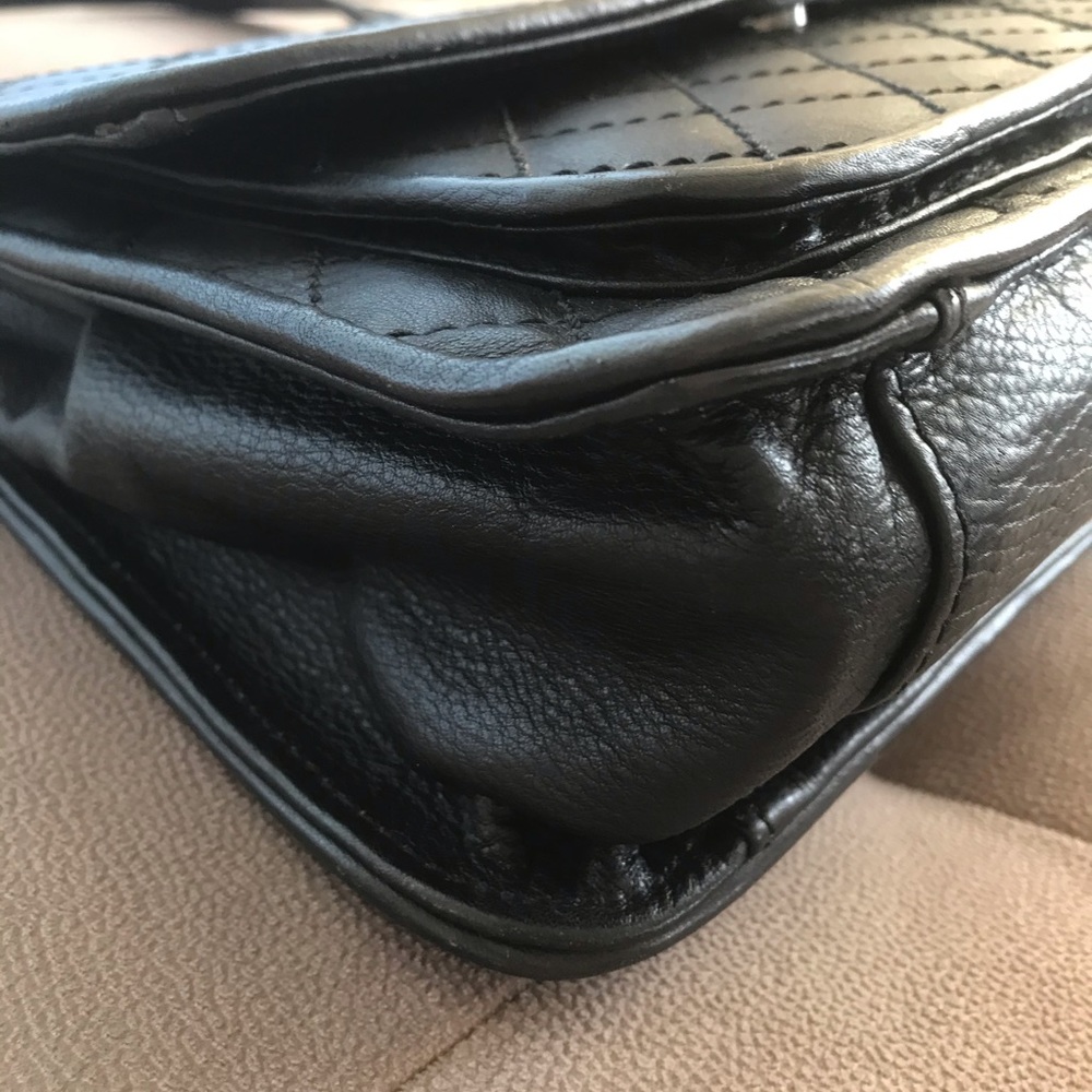 💎SALE🔥BCBGMAXAZRIA black leather bag - Picture 3 of 16